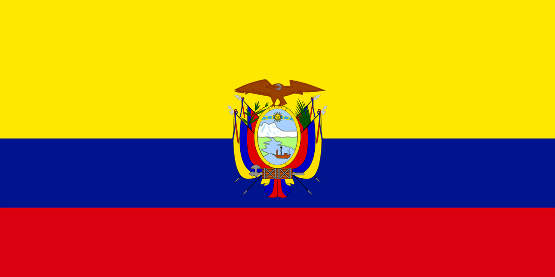 The flag of Ecuador